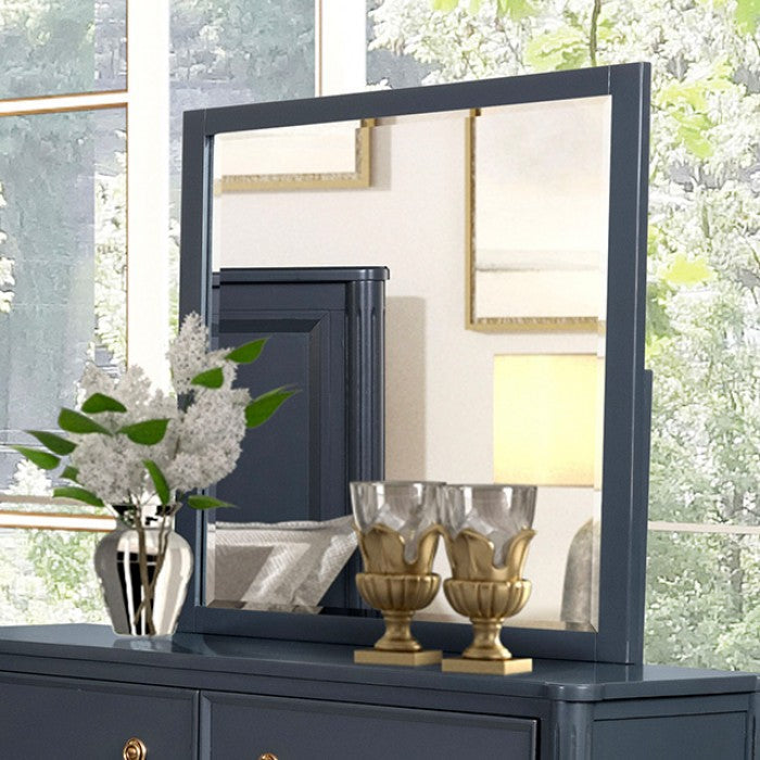 Altamira Malta Blue Queen 4 Piece Bedroom Set