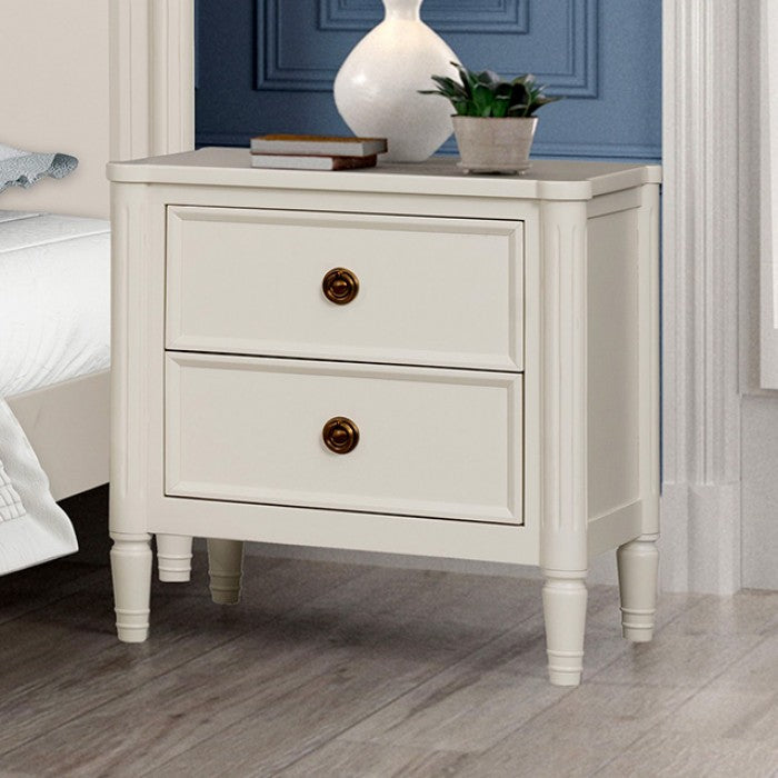 Altamira White Queen 5 Piece Bedroom Set w/Chest