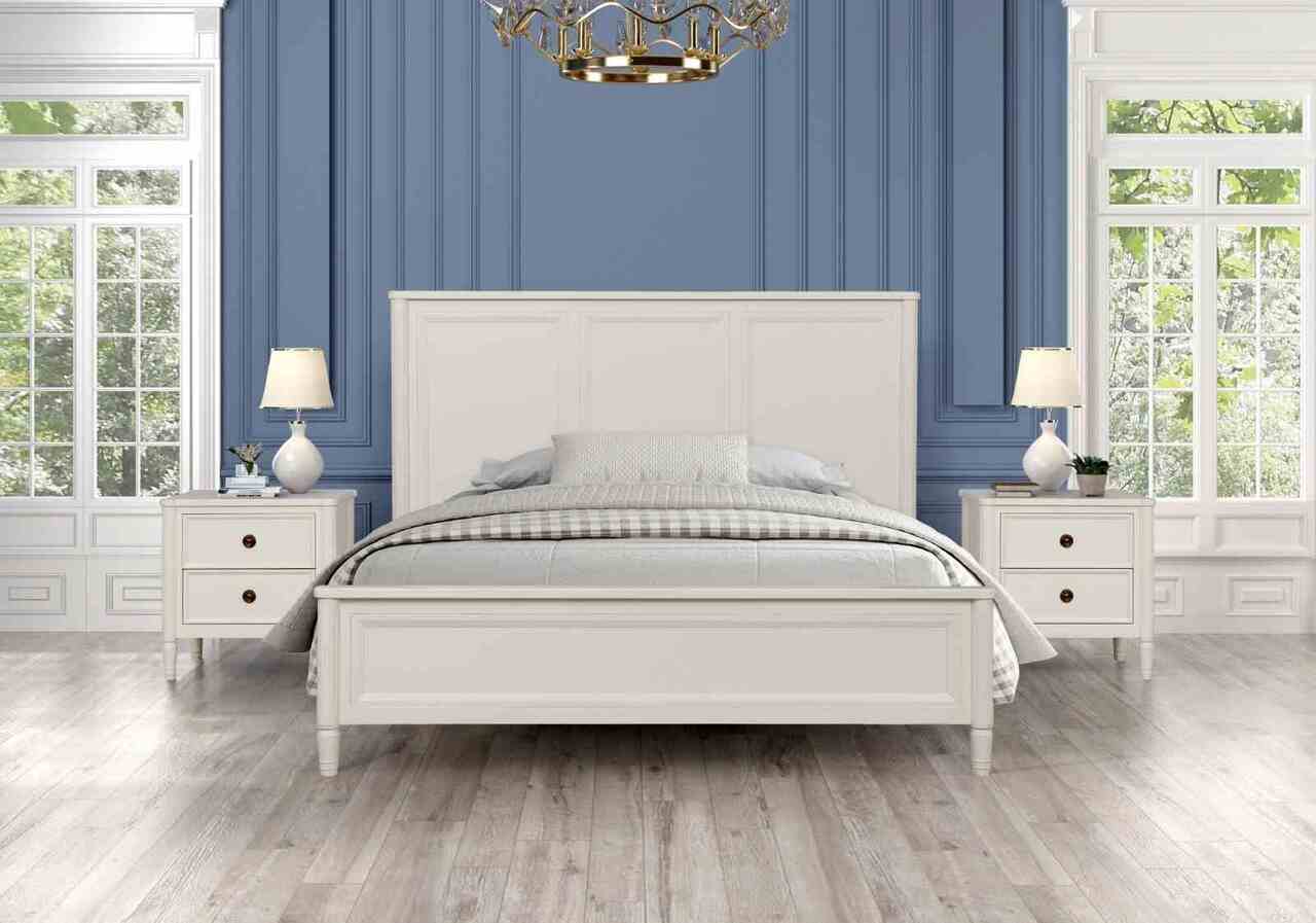 Altamira White Queen Bed