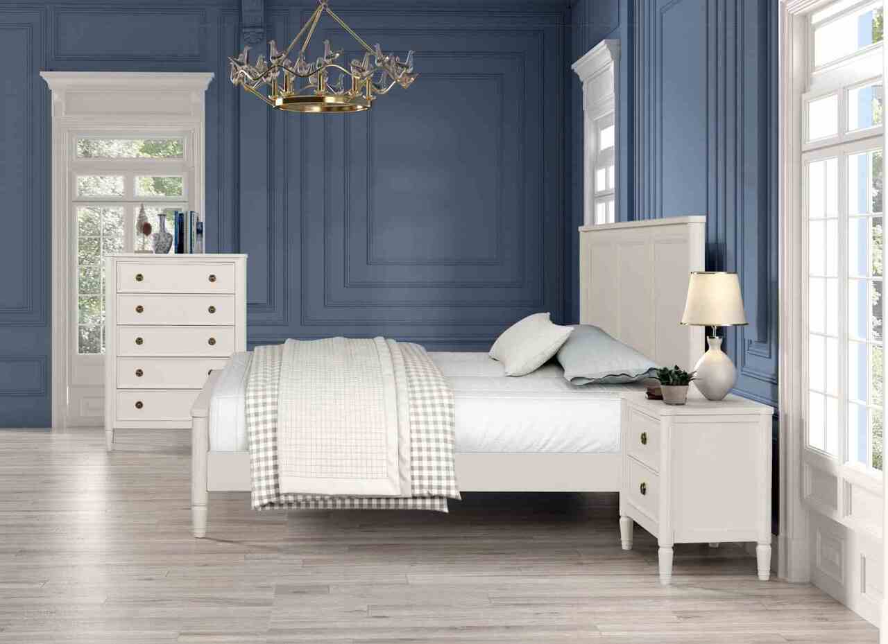Altamira White Queen Bed