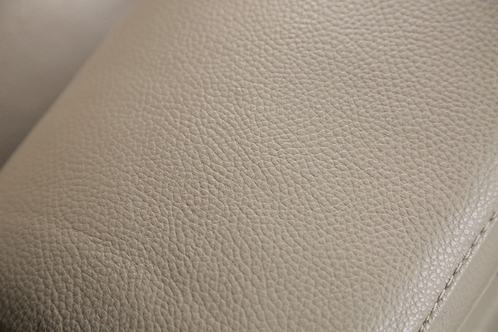 Altamura Taupe Real Italian Leather Power Reclining Sofa