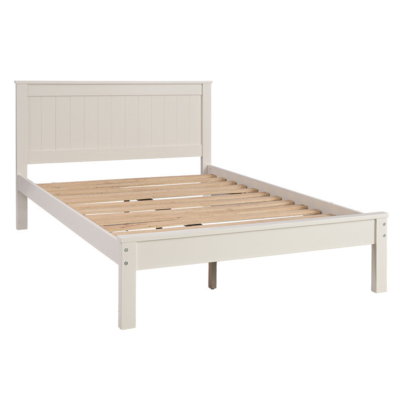 Aludra White Loft Bed w/ Full Bed