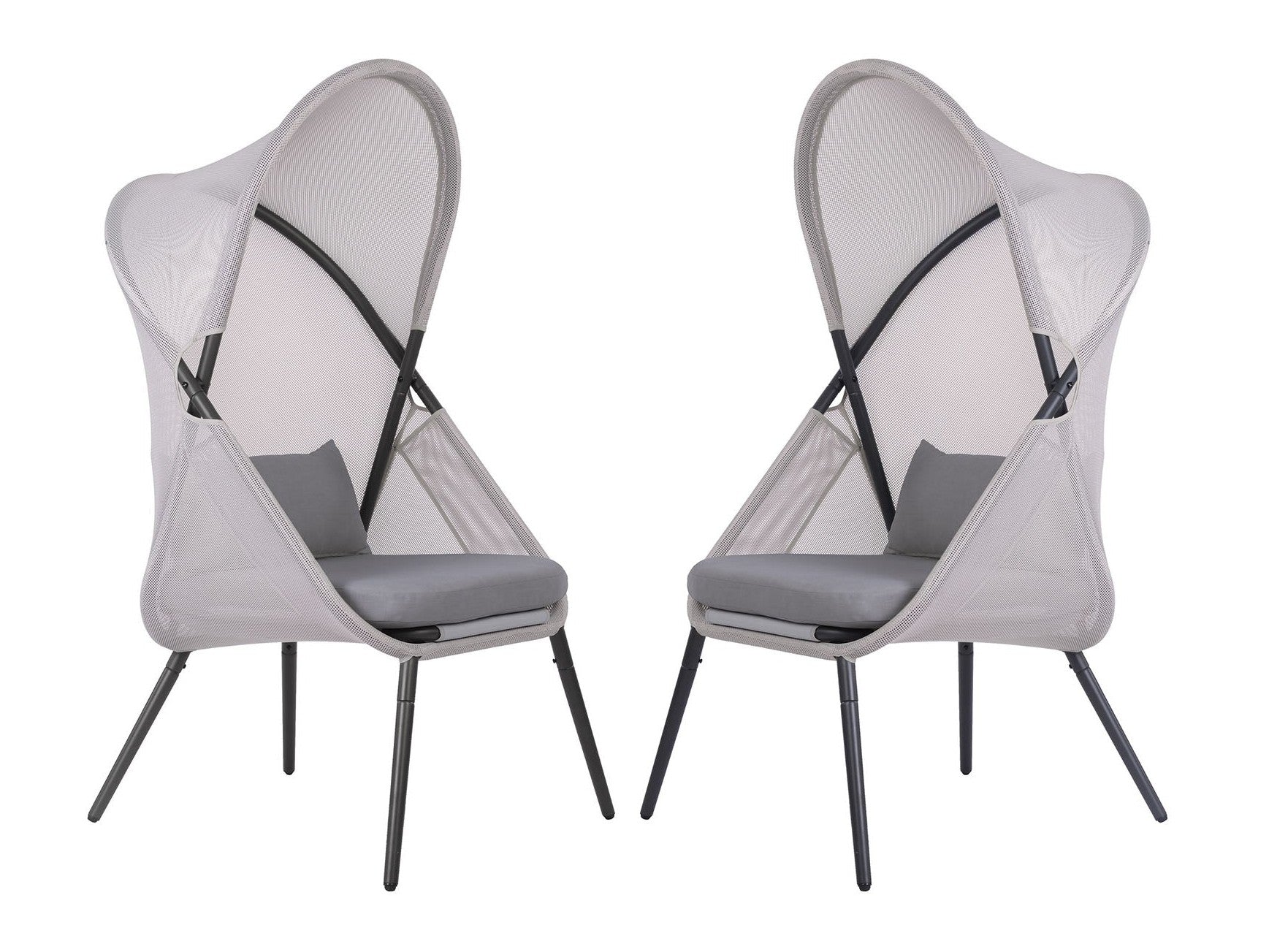 Alverta Light Gray Outdoor Chair