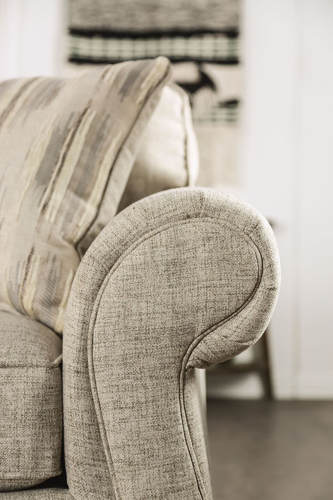 Amaya Cream Sofa & Loveseat