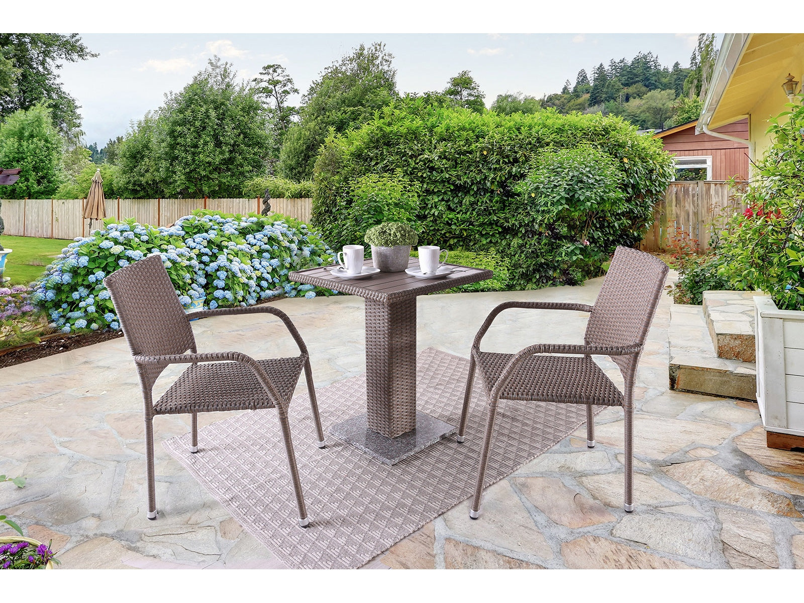 Aminta Natural 3 Pc. Patio Bistro Set