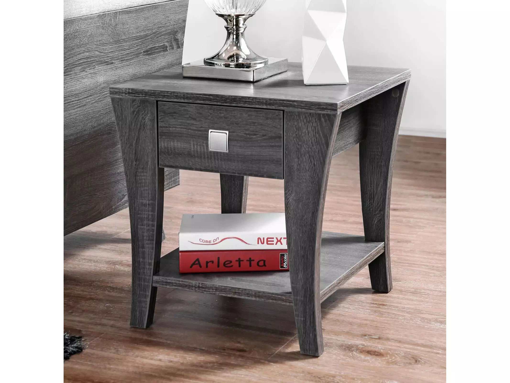 Amity Gray End Table
