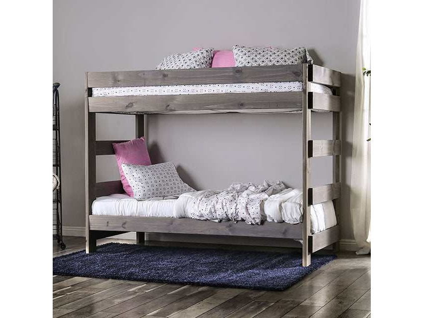 Ampelios Gray T/T Bunk Bed