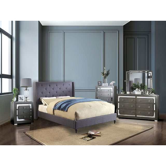 Anabelle Blue Queen Bed