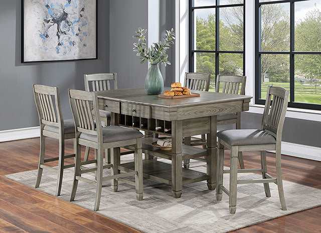 Anaya Gray Counter Height Table