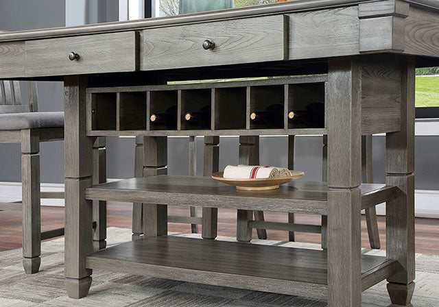 Anaya Gray Counter Height Table