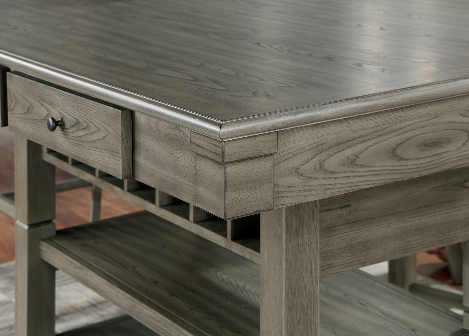 Anaya Gray/Light Gray 7 Pc. Counter Height Table Set
