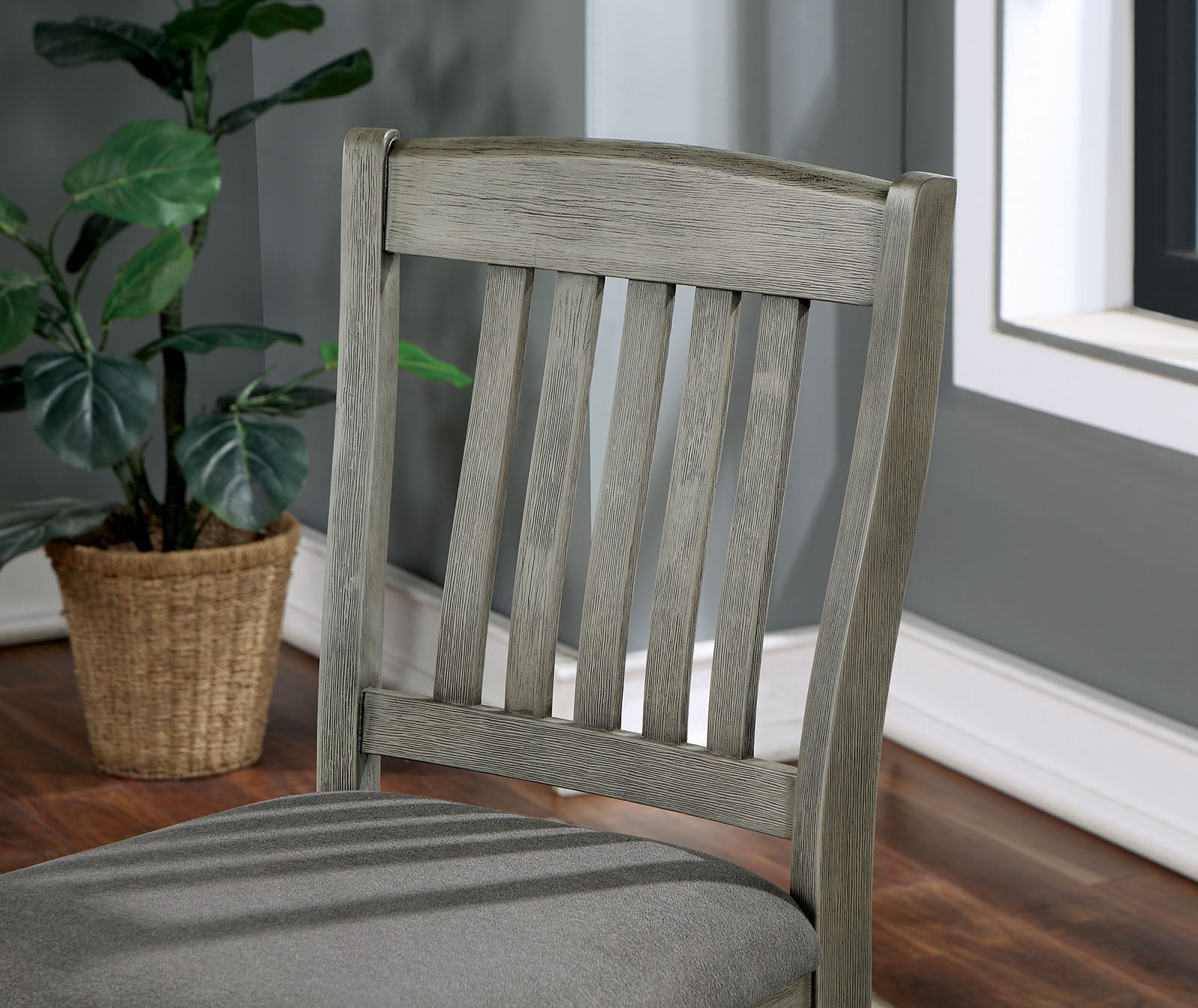 Anaya Gray/Light Gray 7 Pc. Counter Height Table Set