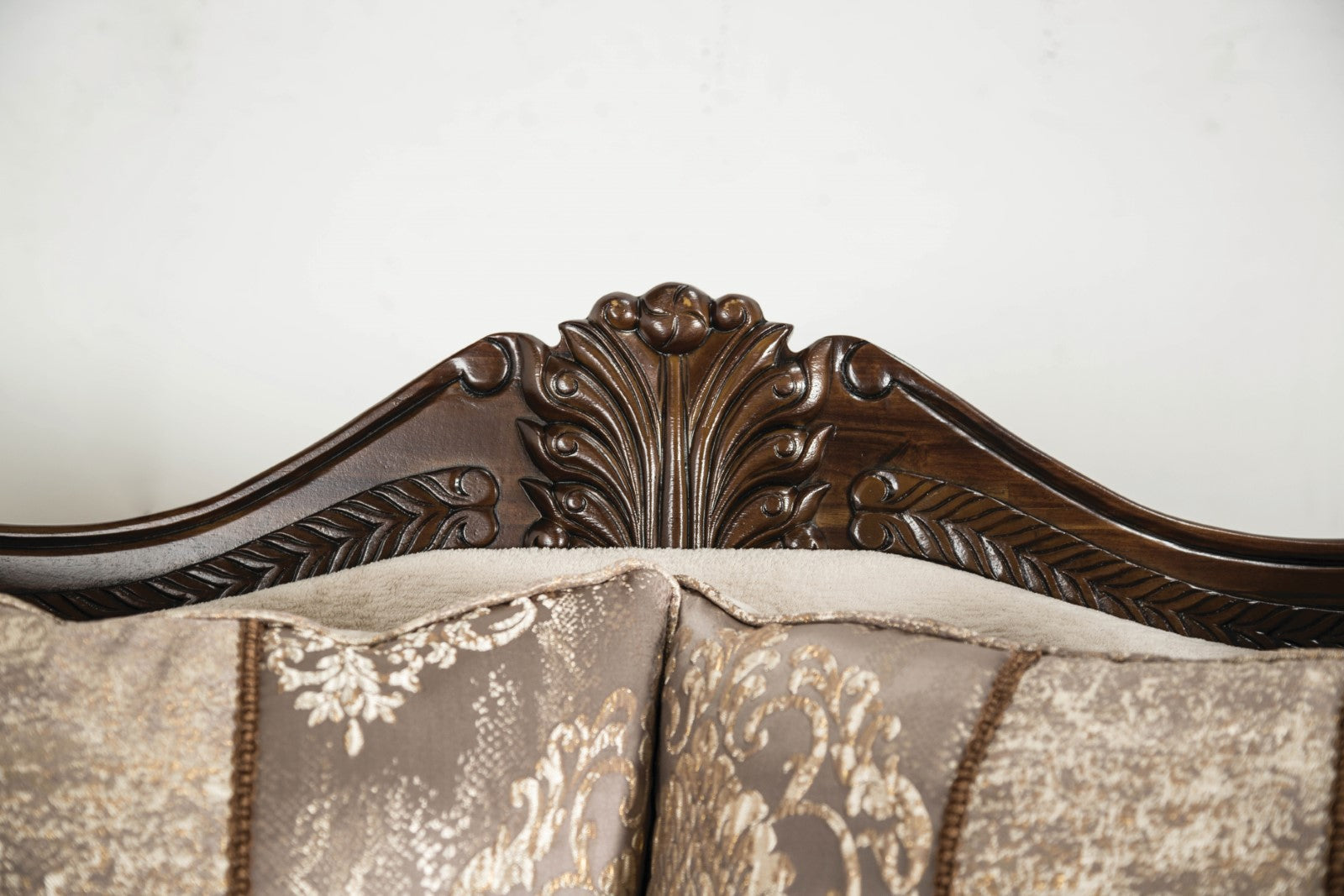 Andalusia Light Brown / Dark Cherry Sofa