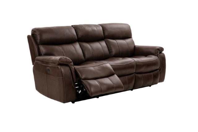 Antenor Brown Top Grain Leather Match Power Reclining Sofa