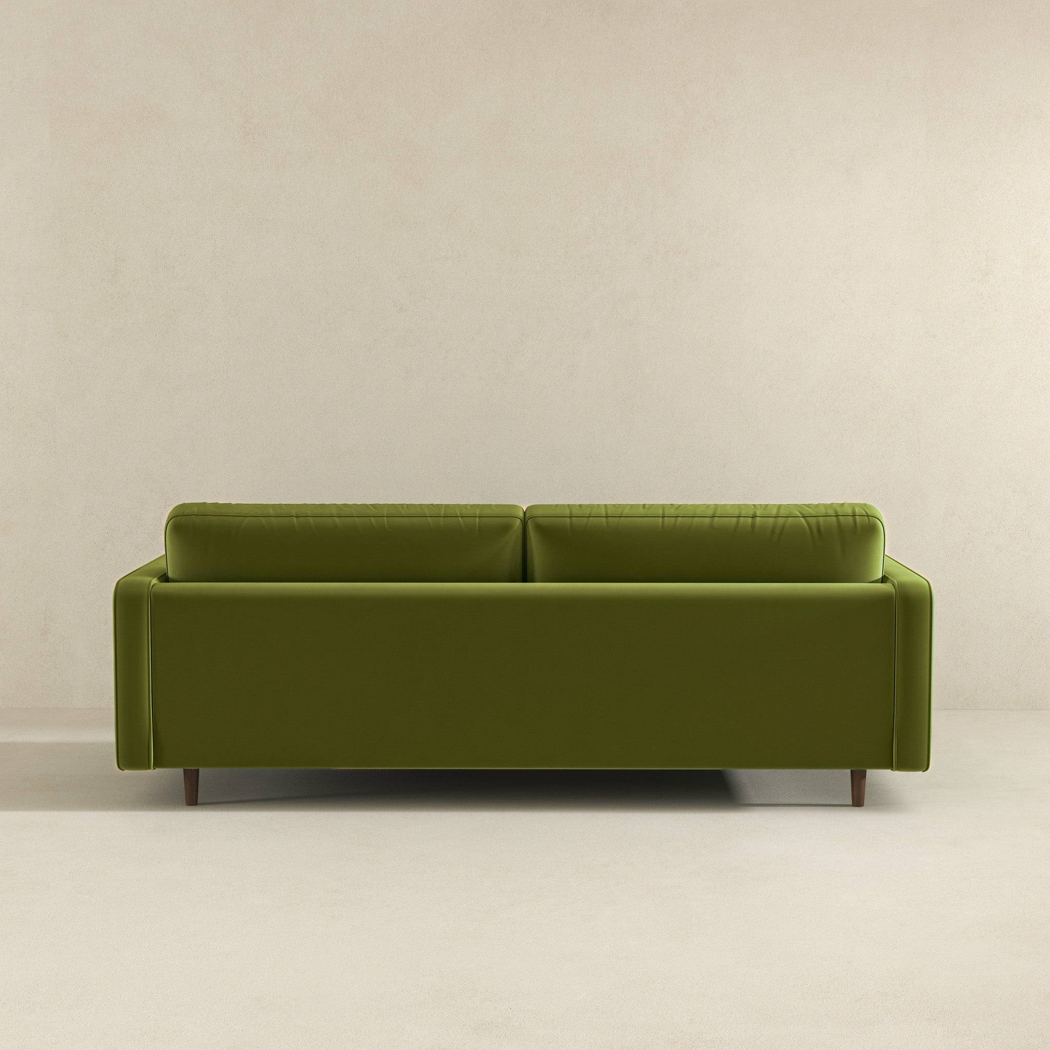 Anthony Pistachio Green Pillow Back Velvet Sofa