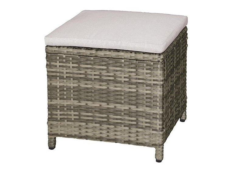 Antigua Gun Metal/Brown/Gray Ottoman