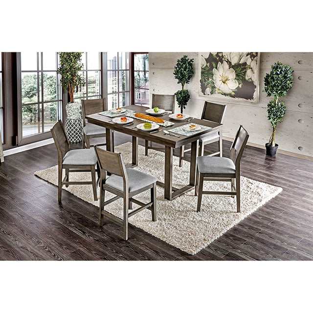 Anton Gray/Light Gray Counter Height Chair (Set of 2)