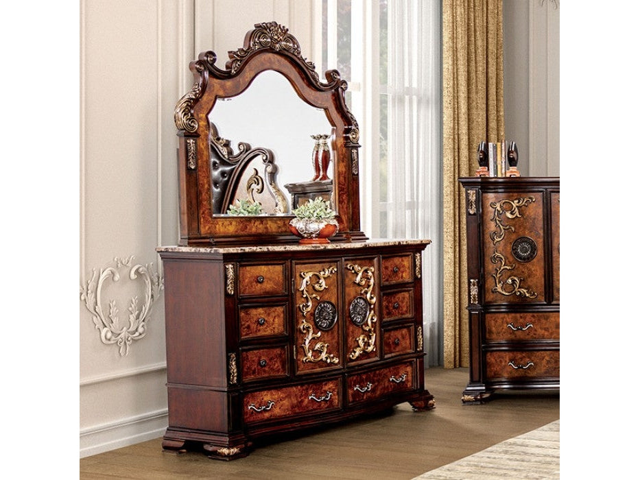 Aquilina Cherry/Oak Dresser
