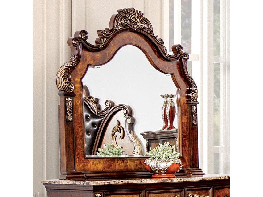 Aquilina Cherry/Oak Mirror