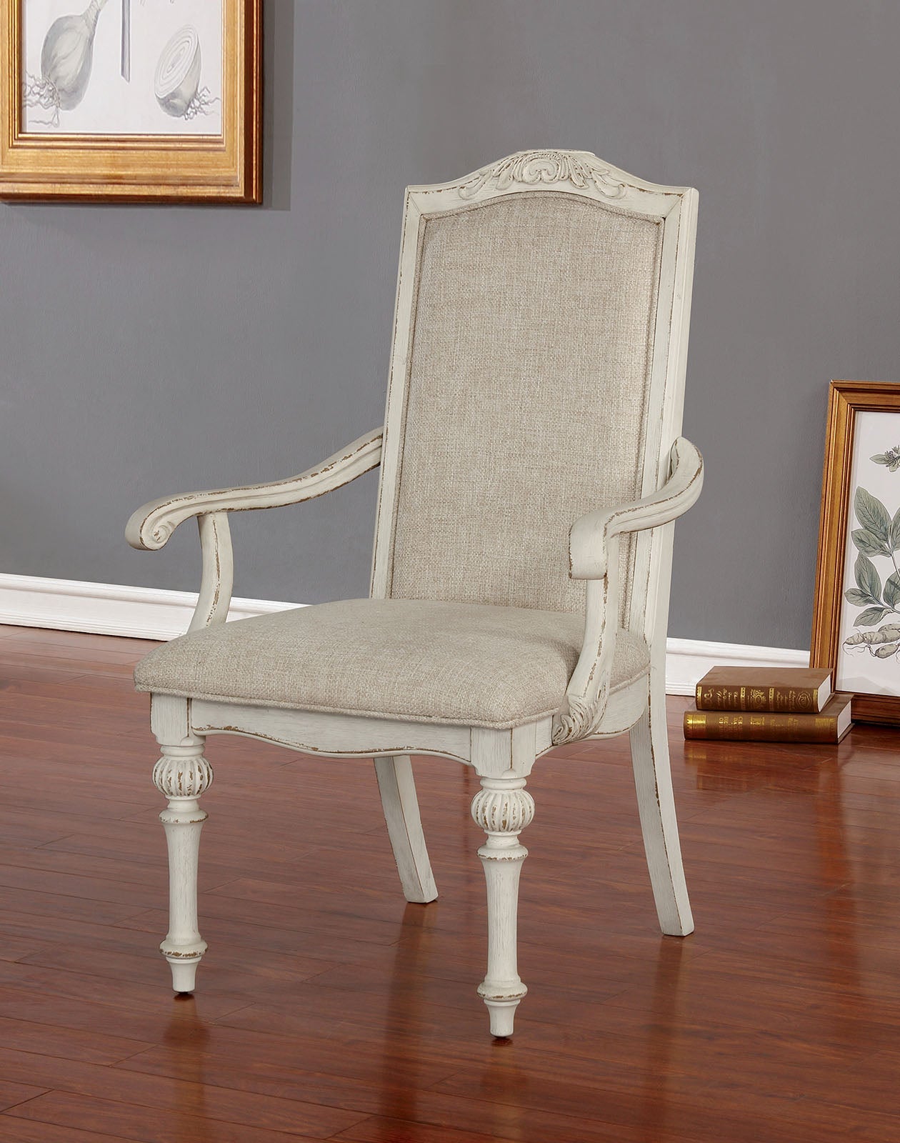Arcadia Antique White 7 Pc. Dining Room Set