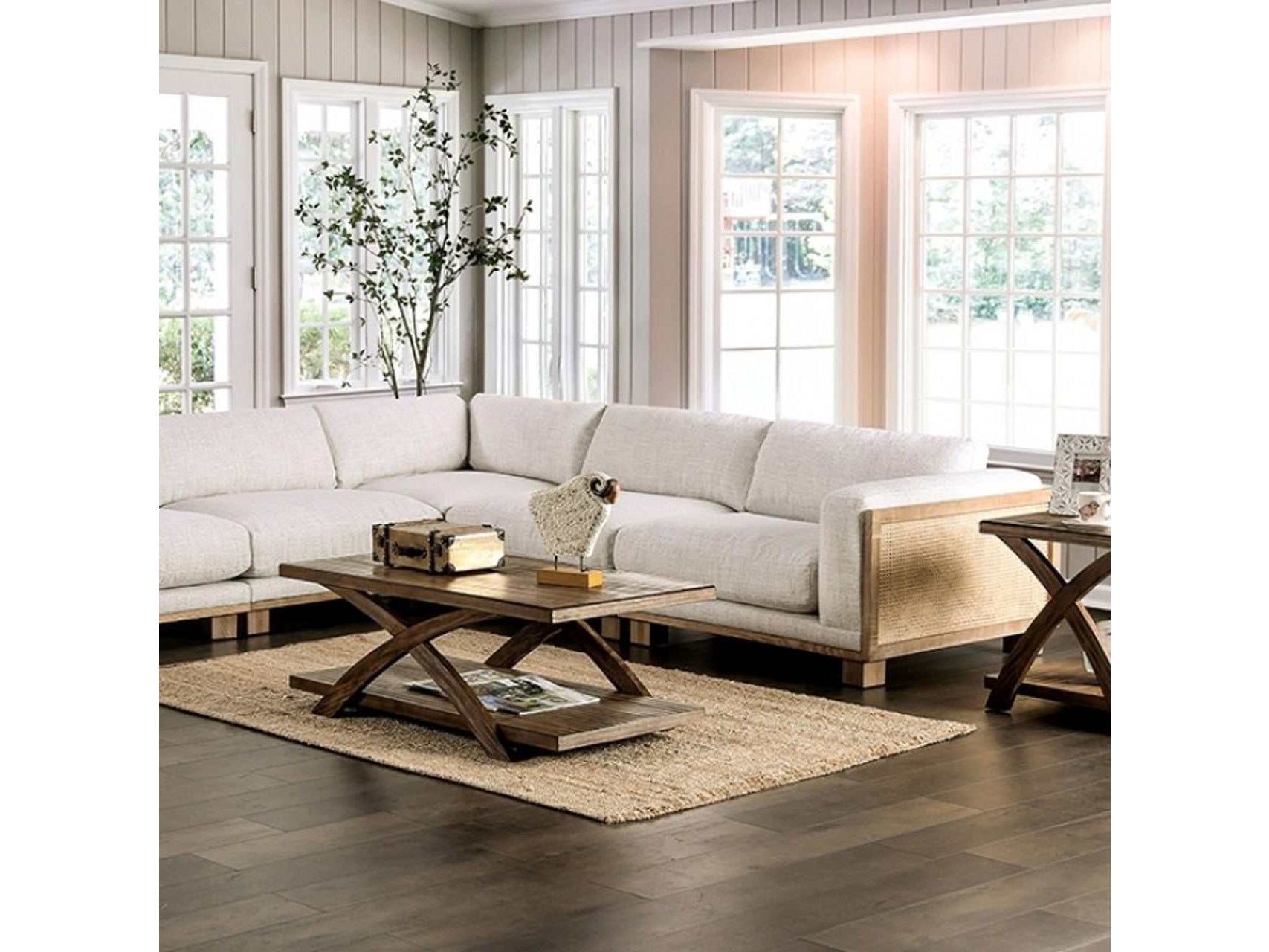Arendal Beige/Natural Sectional