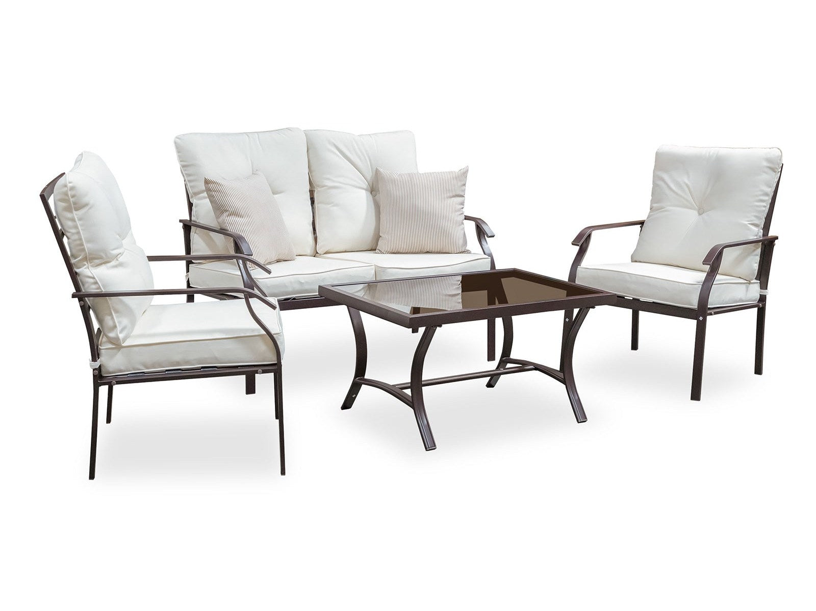 Arezzo Beige 4 Pc. Outdoor Conversation Set
