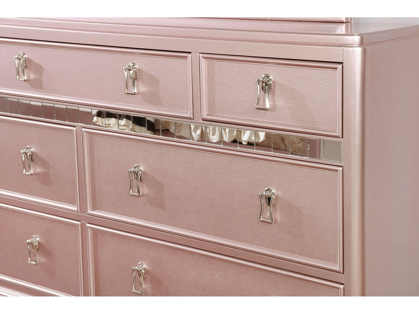 Ariston Rose Gold 4 Pc. Full Bedroom Set