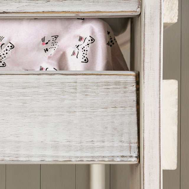 Arlette White T/T Bunk Bed
