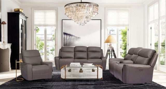Artemia Gray Power Loveseat