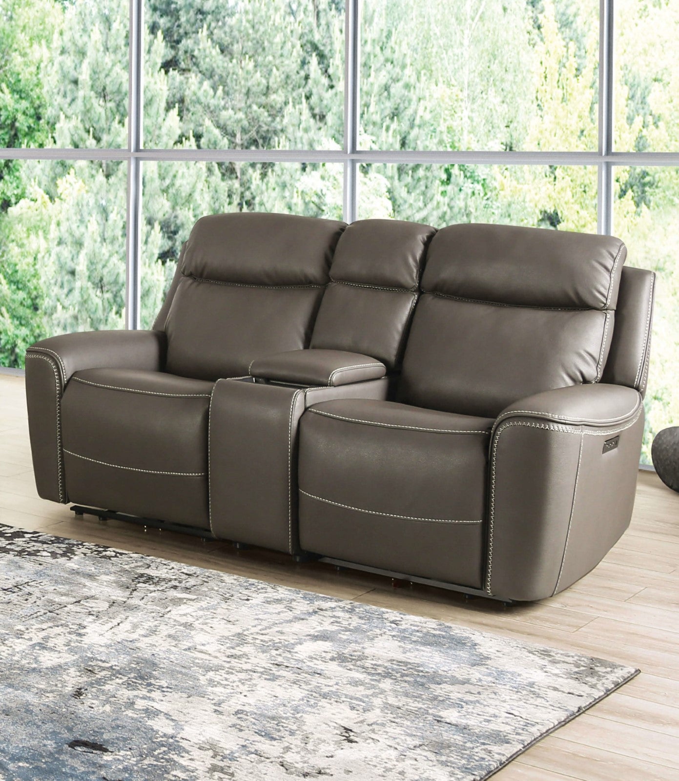 Artemia Gray Power Reclining Sofa & Loveseat