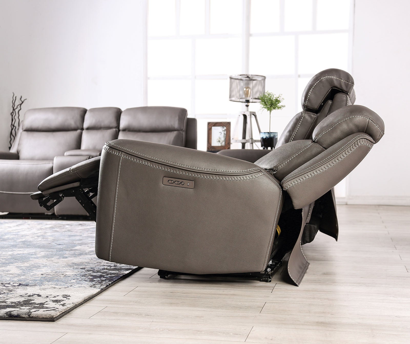 Artemia Gray Power Reclining Sofa & Loveseat