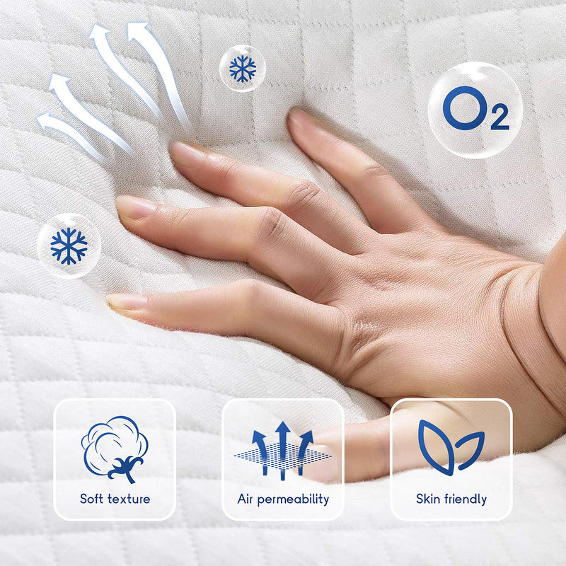 Artemisia White 6" Twin XL Memory Foam Mattress (Roll-In-Box)