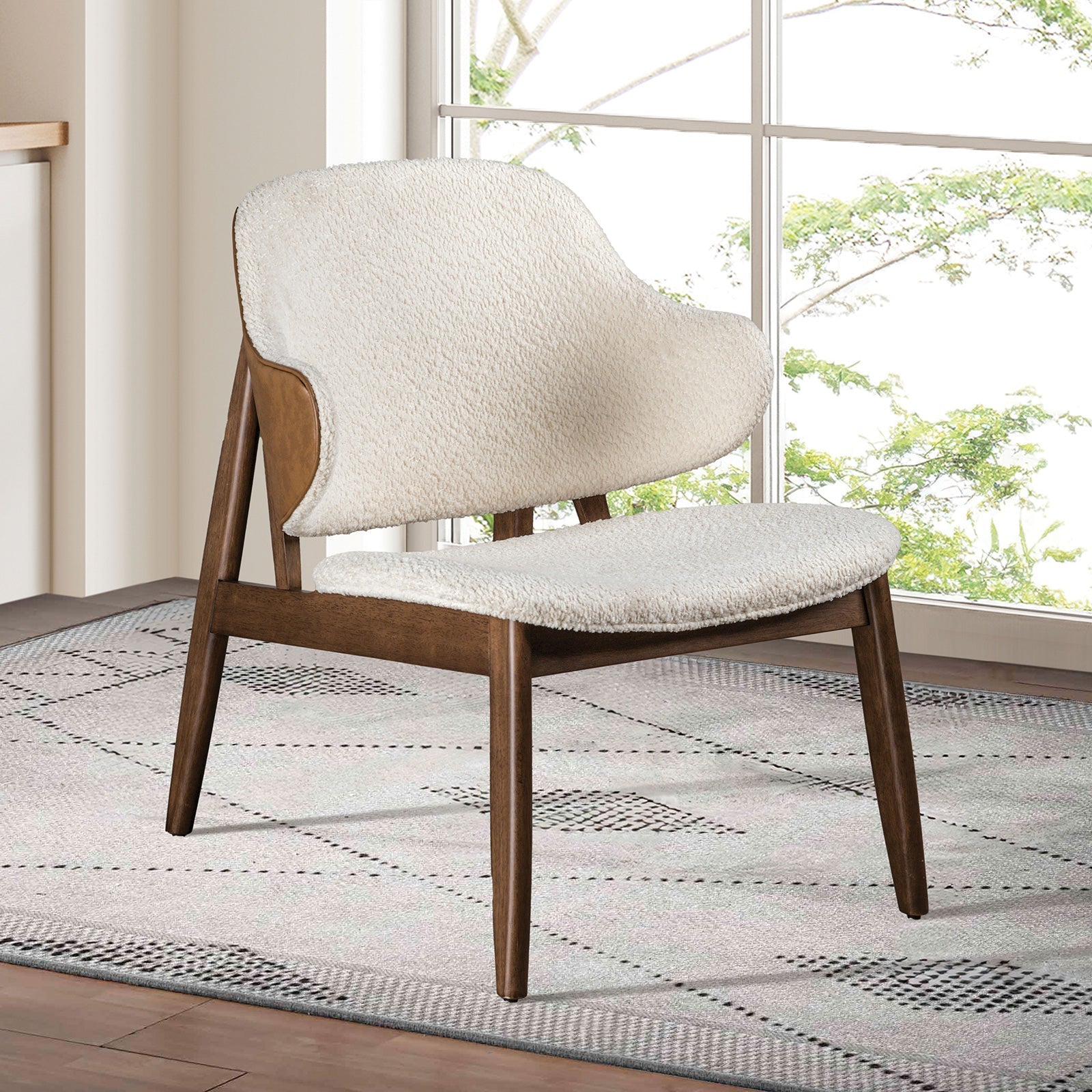 Arth Walnut Chair & Side Table