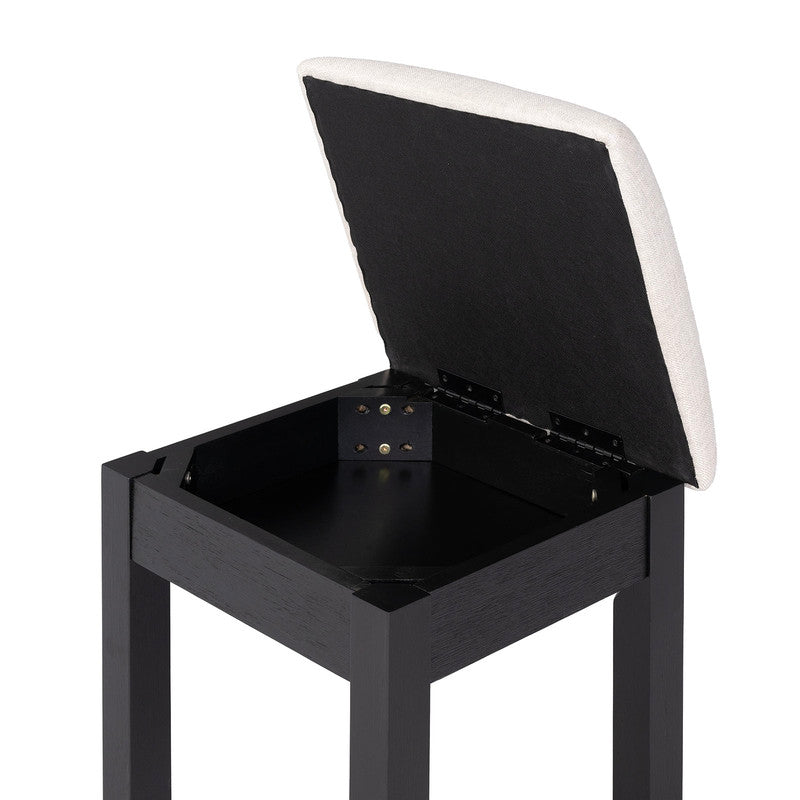 Ashbourne Black Vanity w/ Stool