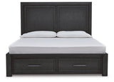 Foyland Panel Storage Bed