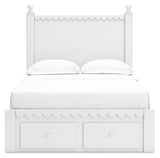 Mollviney Panel Storage Bed