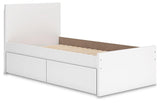 Onita Panel Bed with 1 Side Storage