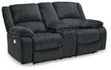 Draycoll Power Reclining Loveseat with Console