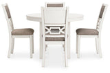 Erinberg Dining Table and 4 Chairs (Set of 5)