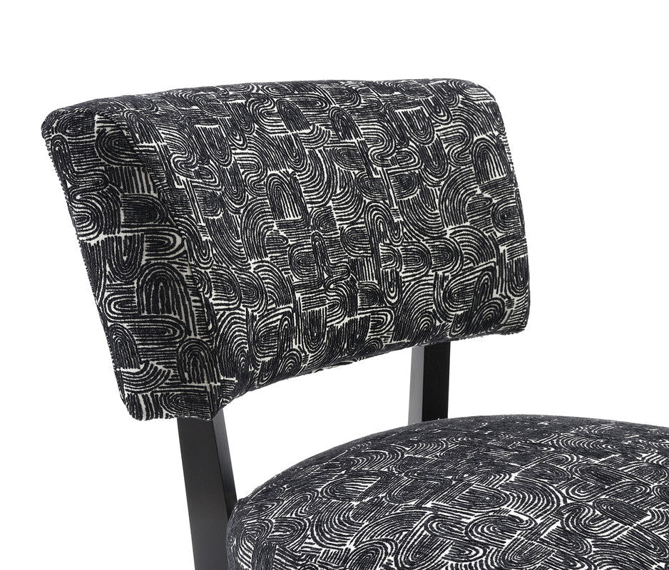 Aveni Black Accent Chair