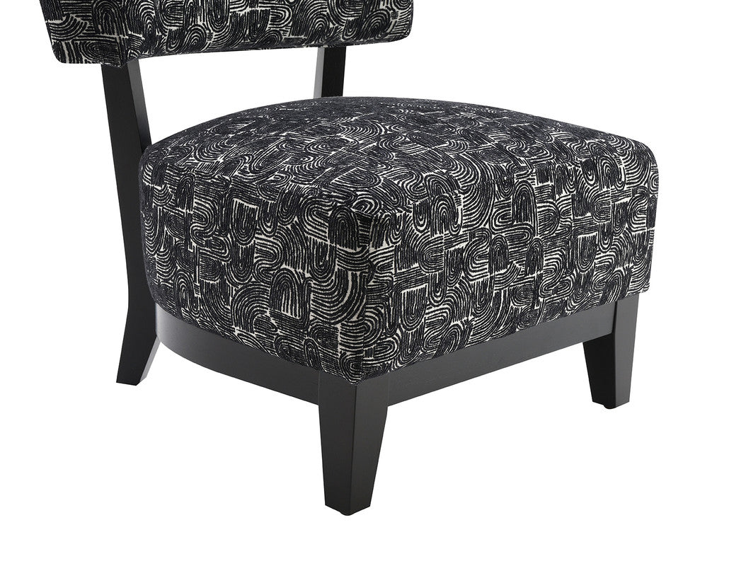 Aveni Black Accent Chair