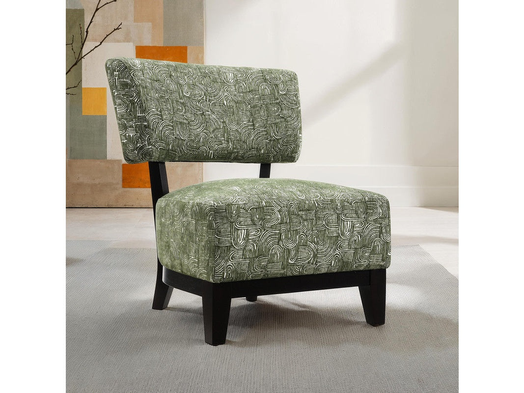 Aveni Green Accent Chair