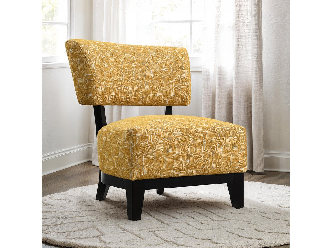 Aveni Yellow Accent Chair
