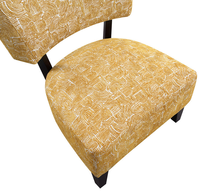 Aveni Yellow Accent Chair