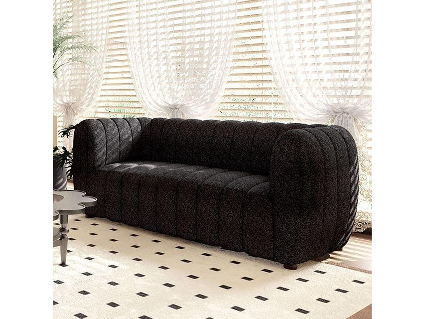 Aversa Black Loveseat