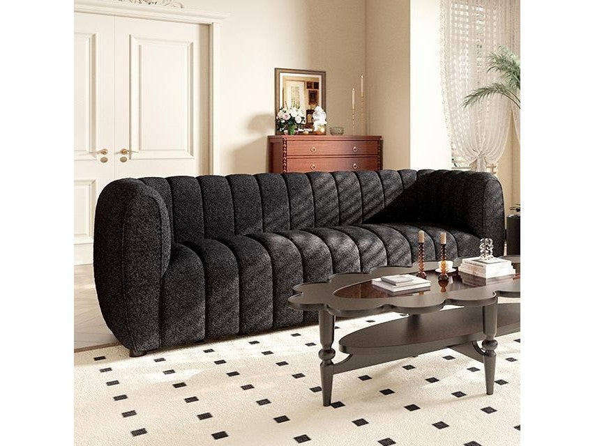 Aversa Black Sofa