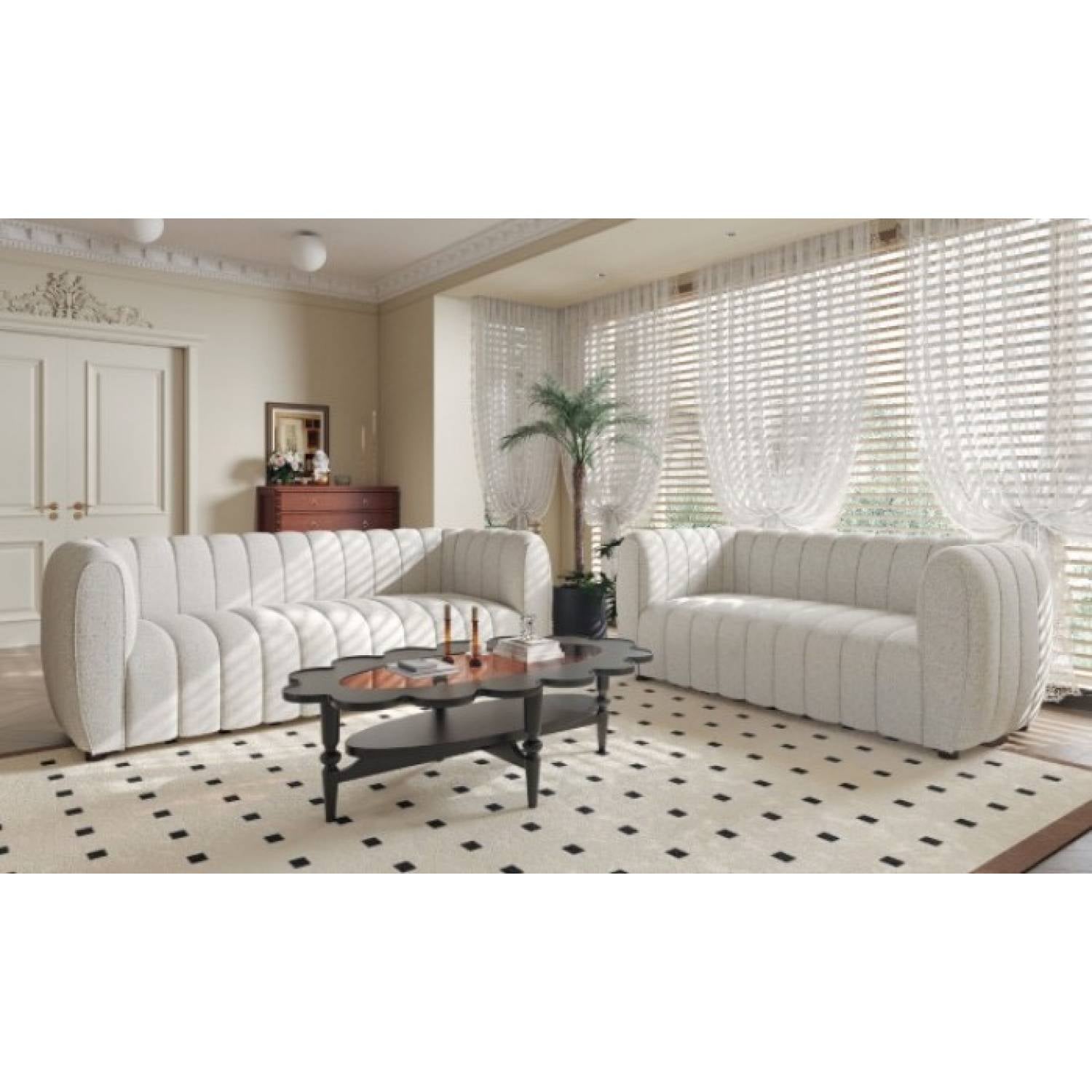 Aversa Off-White Sofa