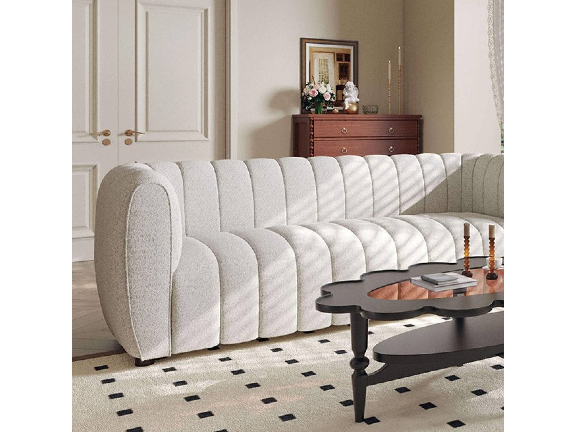 Aversa Off-White Sofa