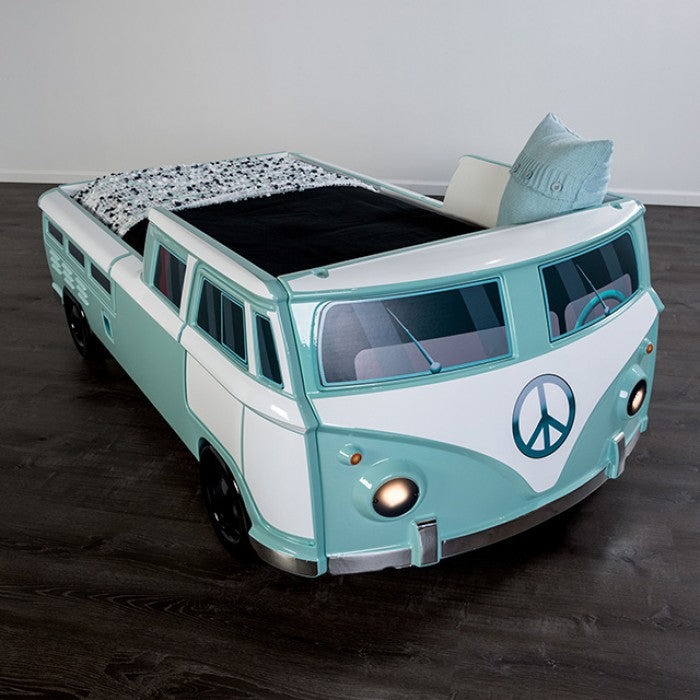 Axel Teal Bus Bed