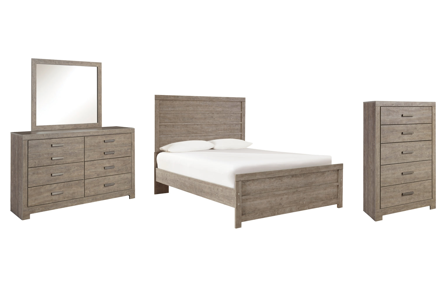 Culverbach Panel Bed, Dresser, Mirror, Chest & Nightstand, Bedroom Set